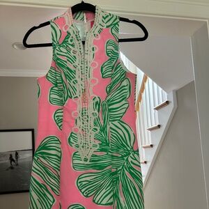 Lilly  Pulitzer palm leaf dress